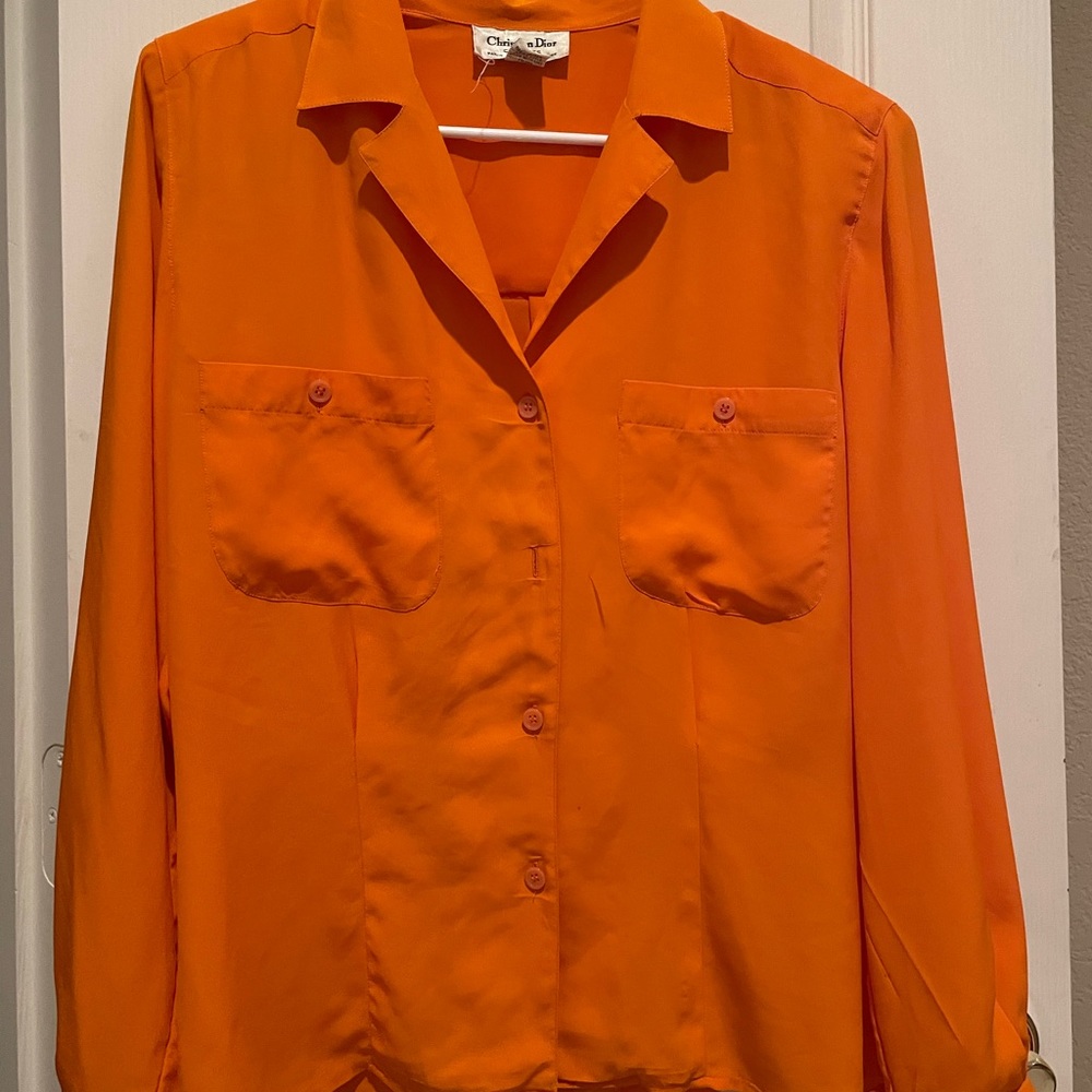 Christian Dior Collared Button Up - image 2